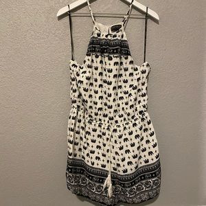 Forever 21 Romper with elephants
